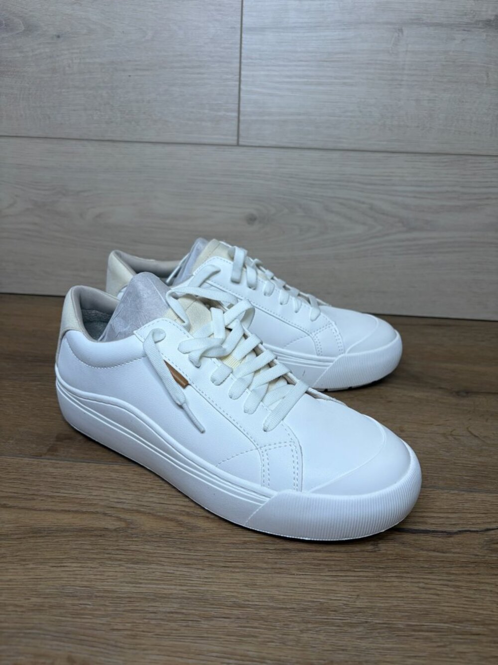Dr. Scholl's Time Off White Women's Shoes Platform Sneakers Size 8.5M